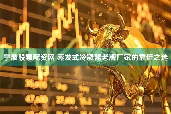 宁波股票配资网 蒸发式冷凝器老牌厂家的靠谱之选